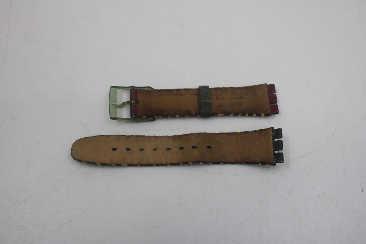 Vintage Used Swatch 17mm straps, choice of five - 5