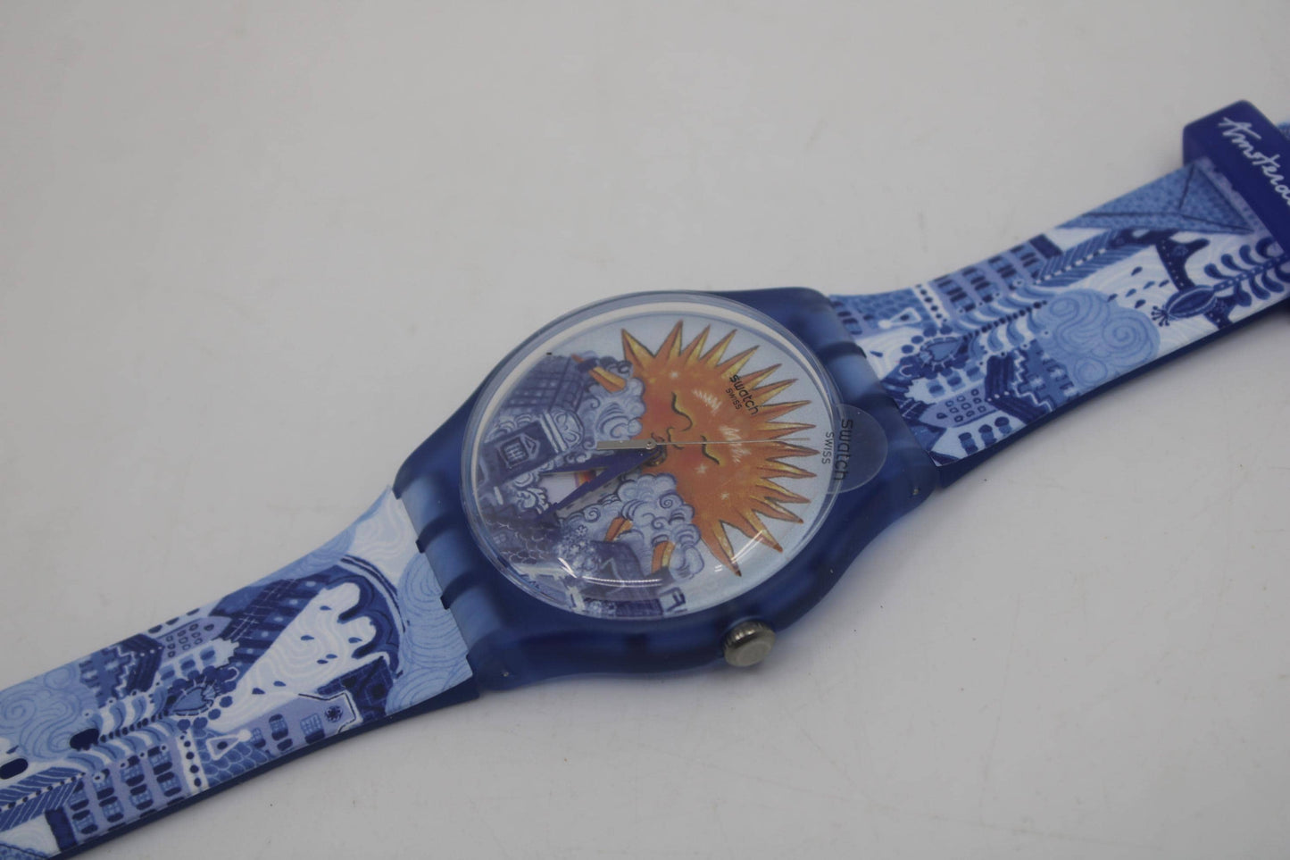 Swatch New Gent, 41mm, Amsterdam Destination Art Special, A Promise Of Sun, new, never used