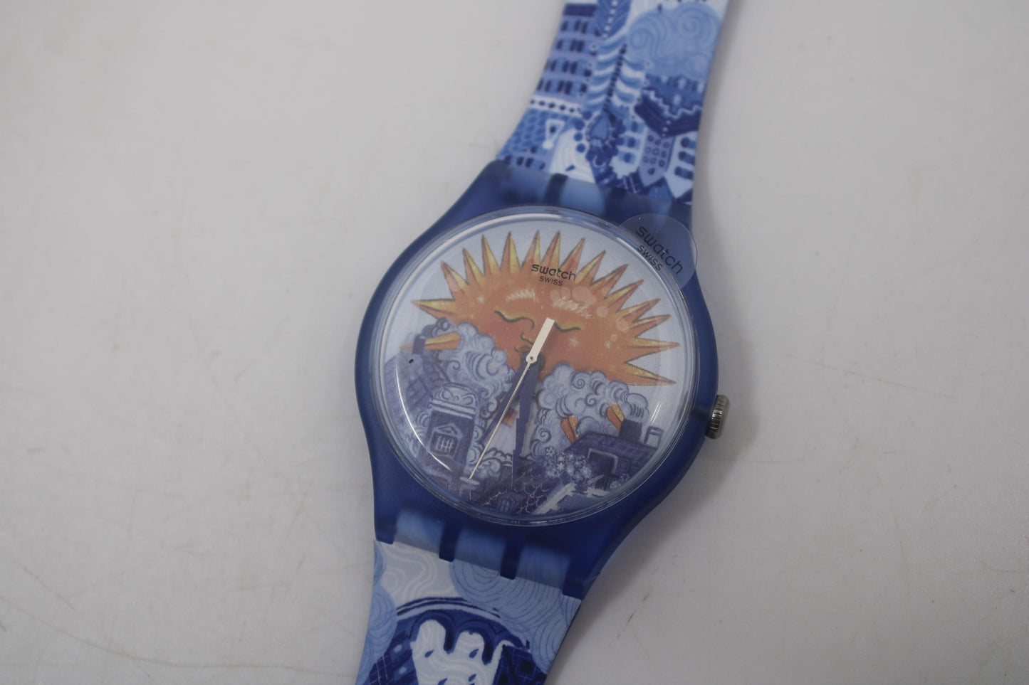 Swatch New Gent, 41mm, Amsterdam Destination Art Special, A Promise Of Sun, new, never used