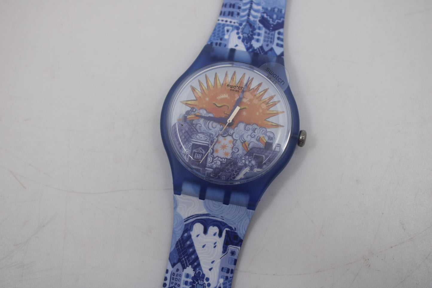 Swatch New Gent, 41mm, Amsterdam Destination Art Special, A Promise Of Sun, new, never used