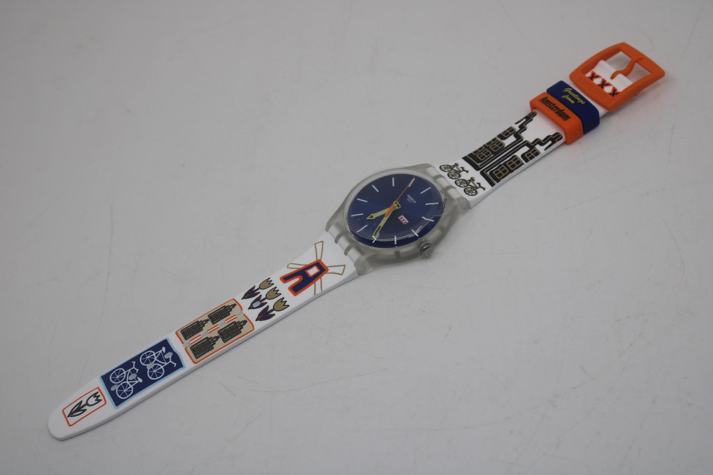 Swatch New Gent 41mm, destination Special, Tulips uit XXX Amsterdam SUOZ714 Limited, new and unworn