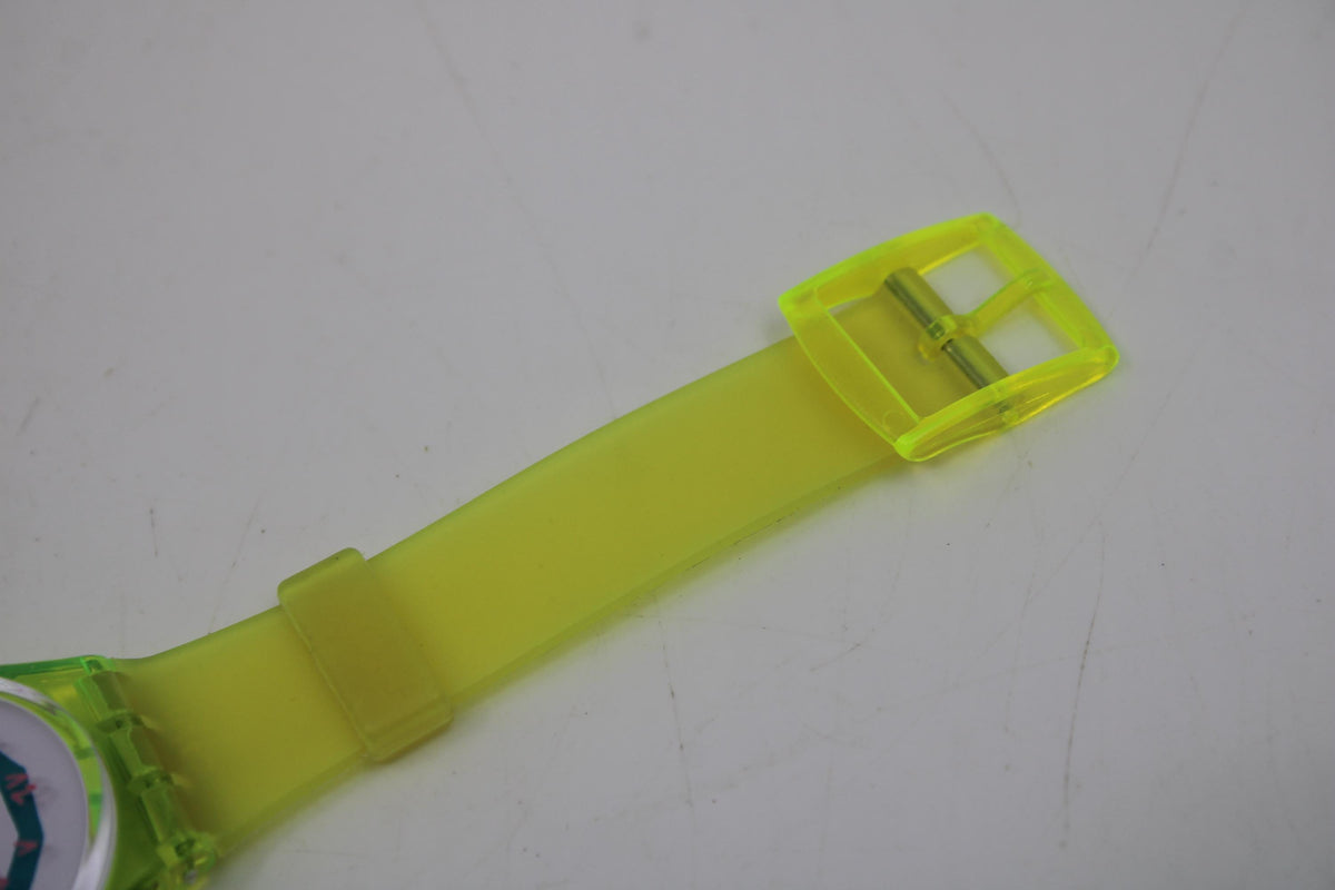 Vintage Gents Swatch, Bikini, GJ105, new old stock, unused, working