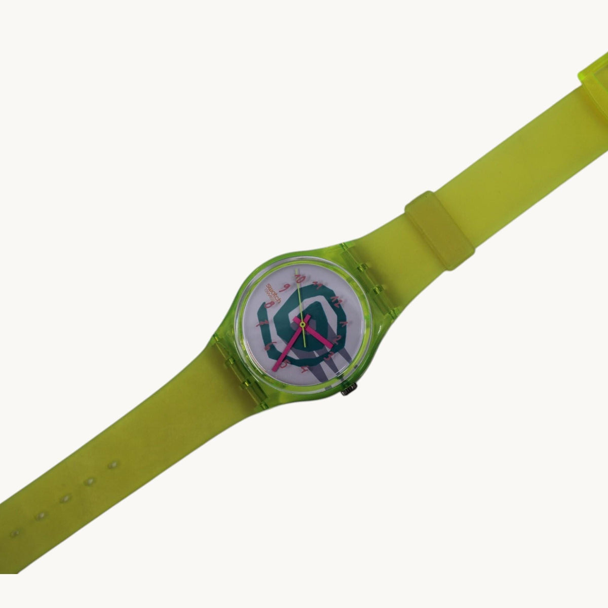 Vintage Gents Swatch, Bikini, GJ105, new old stock, unused, working