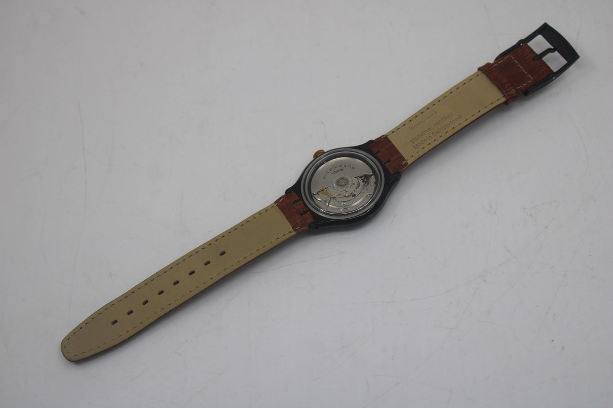 Swatch vintage Automatic watch, 5th Avenue, SAB101, new old stock, never worn