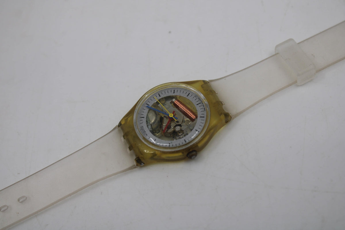 Swatch, Ladies, 1986, 'Jelly', LK103, Nice, Used Condition, working fine, brandnew original strap