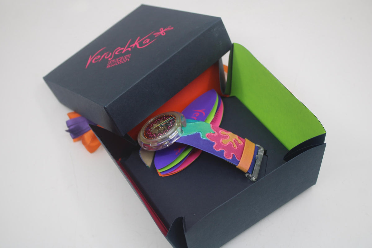 Vintage Pop Swatch, Veruschka, PWZ103, New Old Stock, Never Worn, working