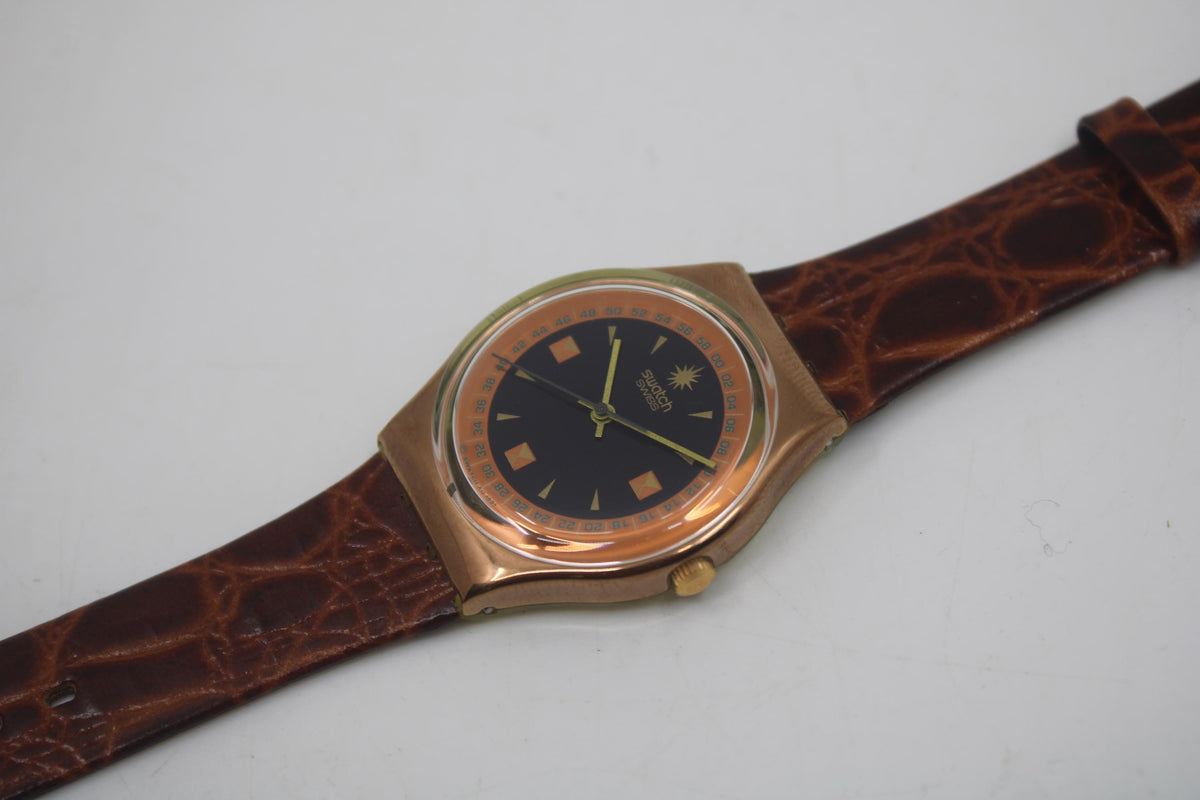 Vintage Gents 34mm Swatch, PDG, GX122, new and unworn, working