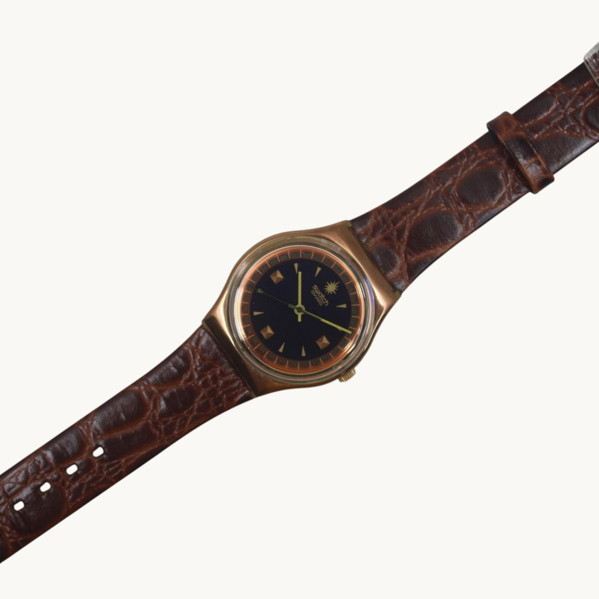Vintage Gents 34mm Swatch, PDG, GX122, new and unworn, working
