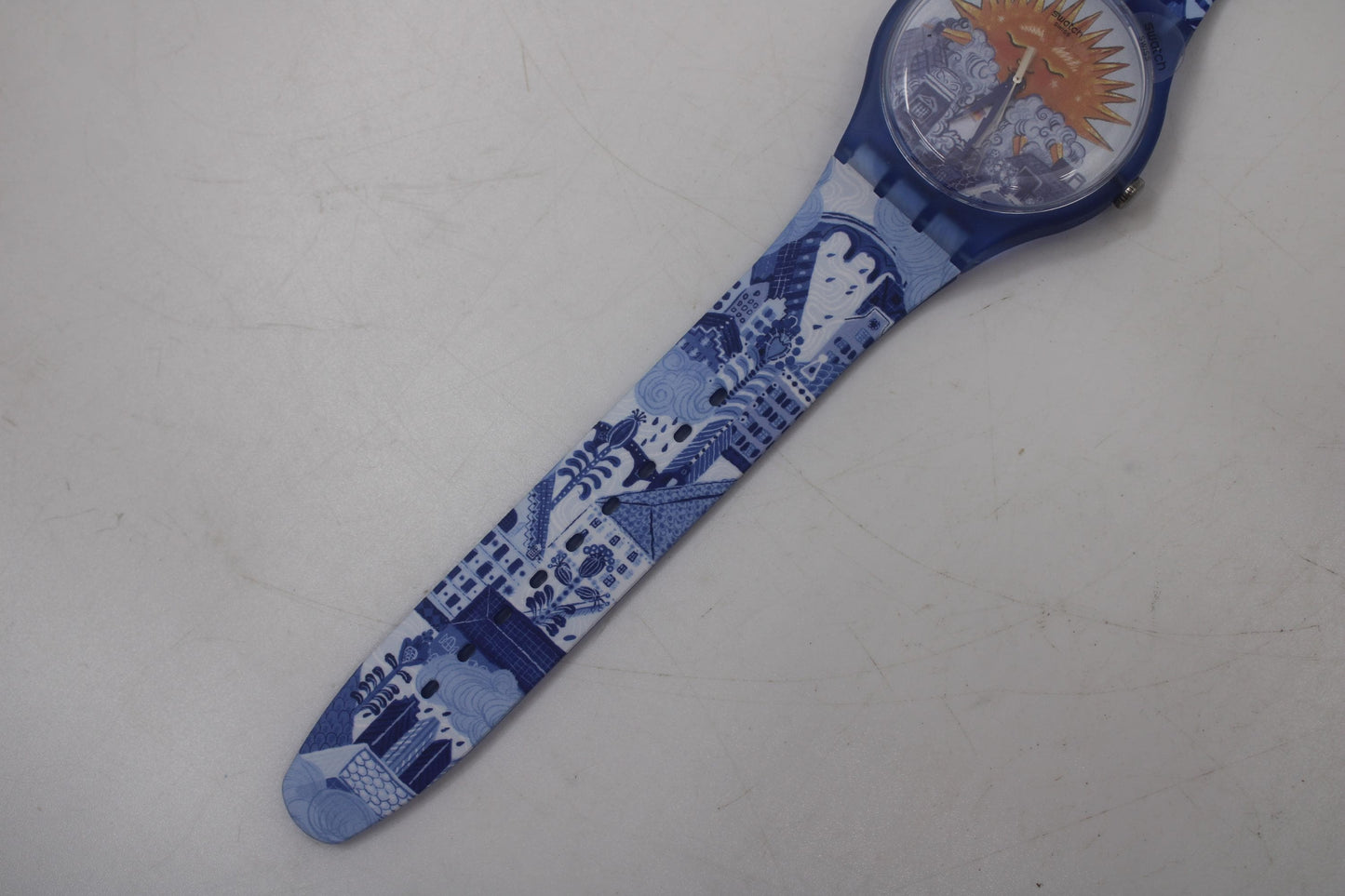 Swatch New Gent, 41mm, Amsterdam Destination Art Special, A Promise Of Sun, new, never used