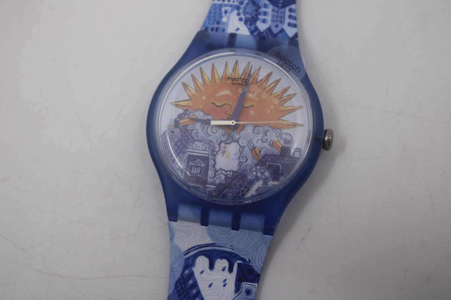Swatch New Gent, 41mm, Amsterdam Destination Art Special, A Promise Of Sun, new, never used