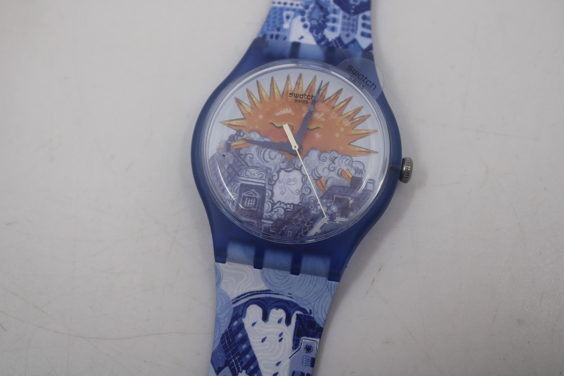 Swatch New Gent, 41mm, Amsterdam Destination Art Special, A Promise Of Sun, new, never used