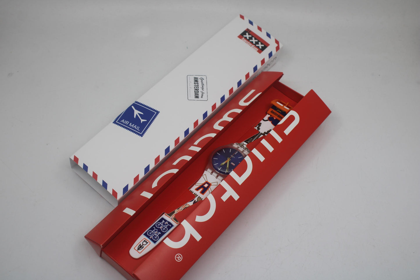 Swatch New Gent 41mm, destination Special, Tulips uit XXX Amsterdam SUOZ714 Limited, new and unworn