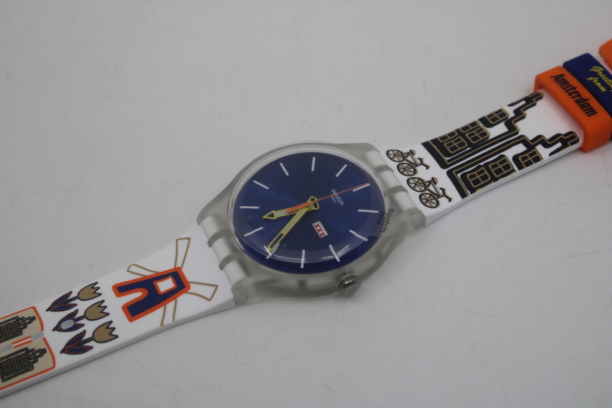 Swatch New Gent 41mm, destination Special, Tulips uit XXX Amsterdam SUOZ714 Limited, new and unworn
