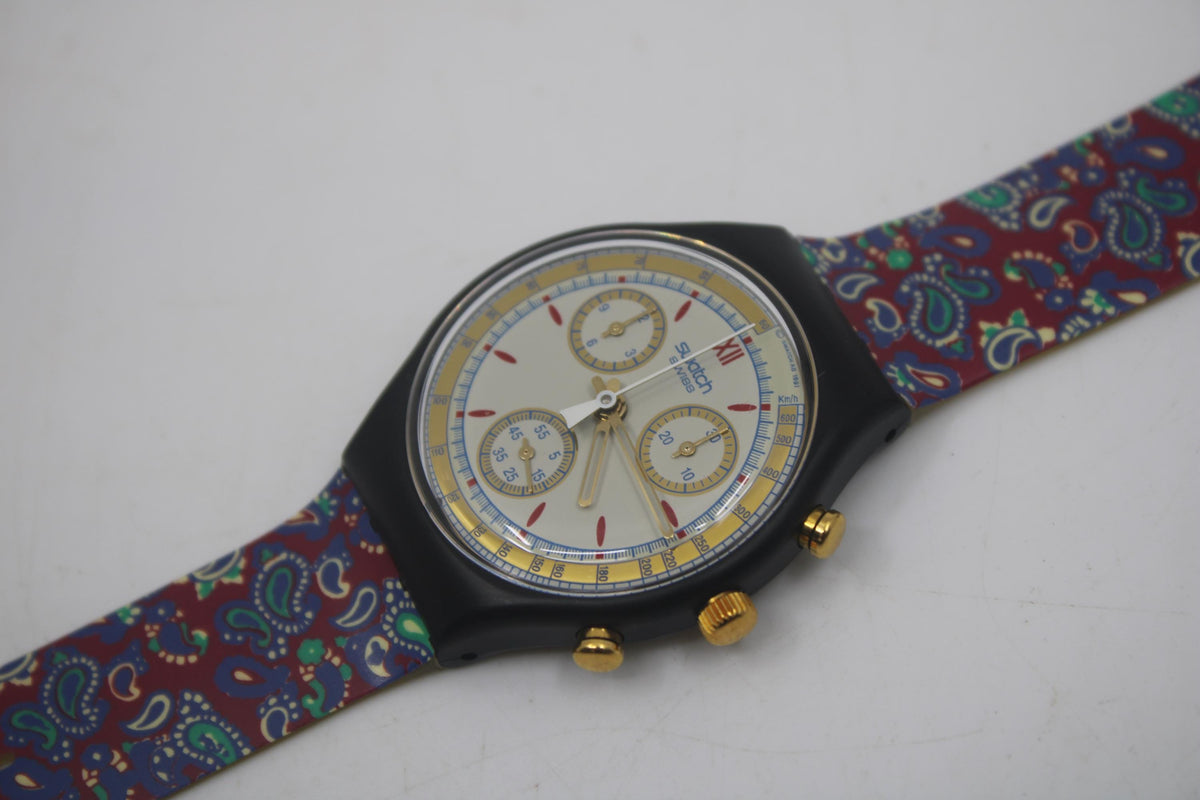 Vintage Chrono Swatch, SCB108, Award, New Old Stock, Unworn