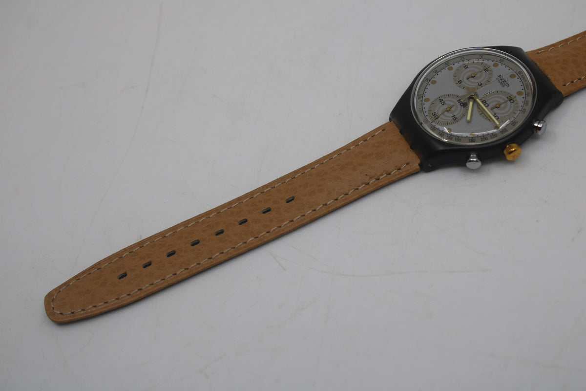 Vintage Chrono Swatch, Sirio, SCM101, Unworn, Working, Original Strap
