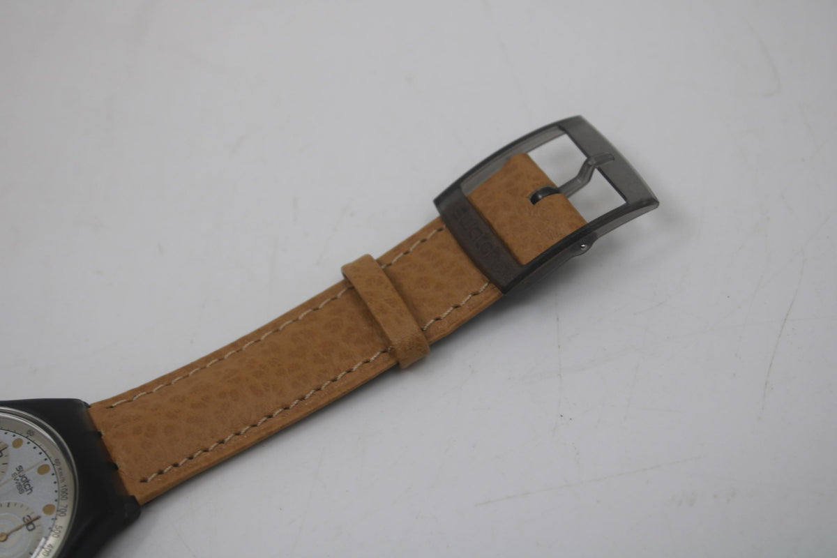 Vintage Chrono Swatch, Sirio, SCM101, Unworn, Working, Original Strap