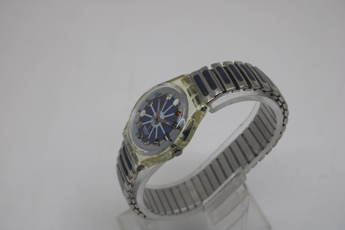 Swatch Gents 34mm, Blue Segment, GK148, new and unused