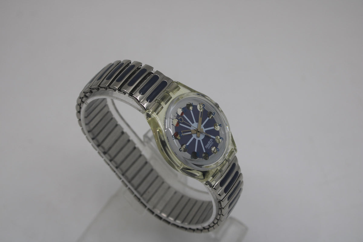 Swatch Gents 34mm, Blue Segment, GK148, new and unused