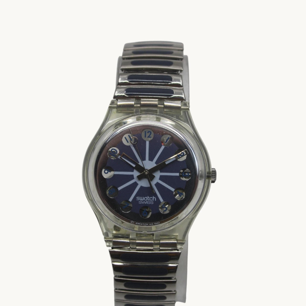 Swatch Gents 34mm, Blue Segment, GK148, new and unused