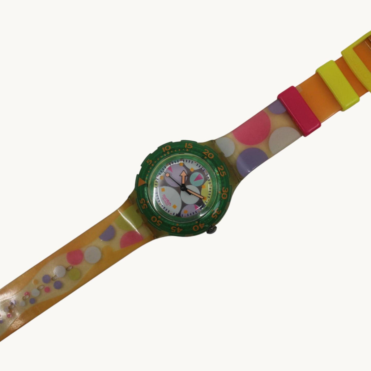 Vintage Swatch Scuba SDK105, Sea Grapes, Nice, Used Condition, working, ORIGINAL strap