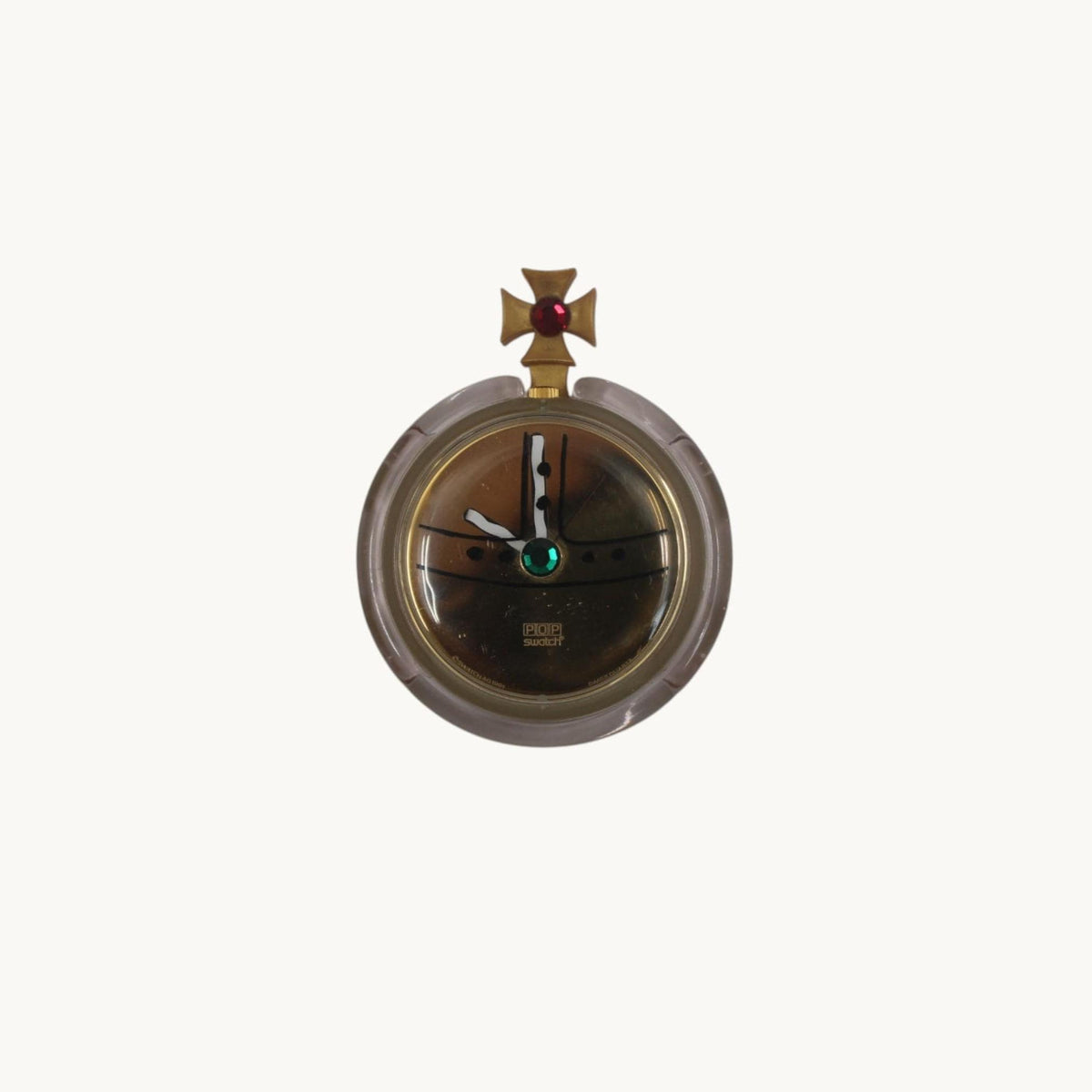 Pop Swatch, Orb, PWZ104, Vivienne Westwood New Old Stock, Never Worn, working, NO Strap