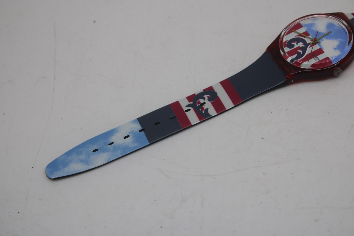 Vintage 34mm Gents Swatch, GR109, 1991, The Boss, new old stock, never worn, working