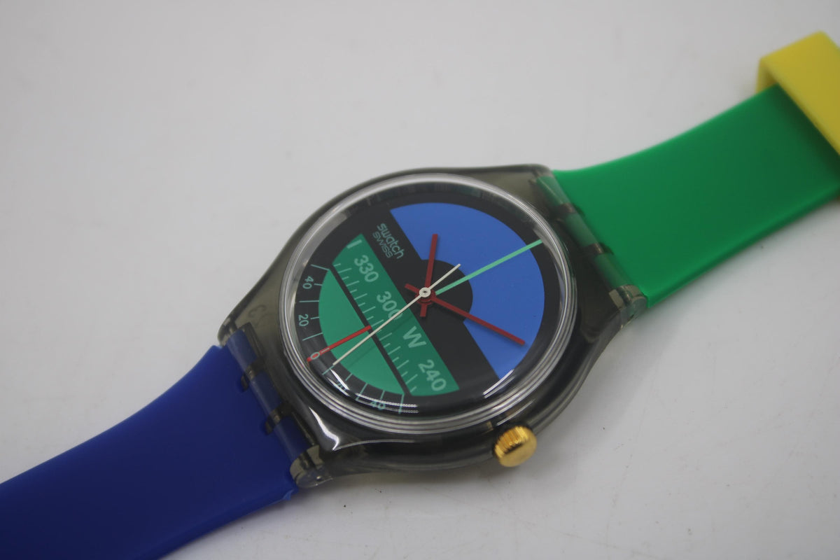 Nautilus Automatic Swatch Conversion, 1986, GK102, NEW strap and NEW case, working