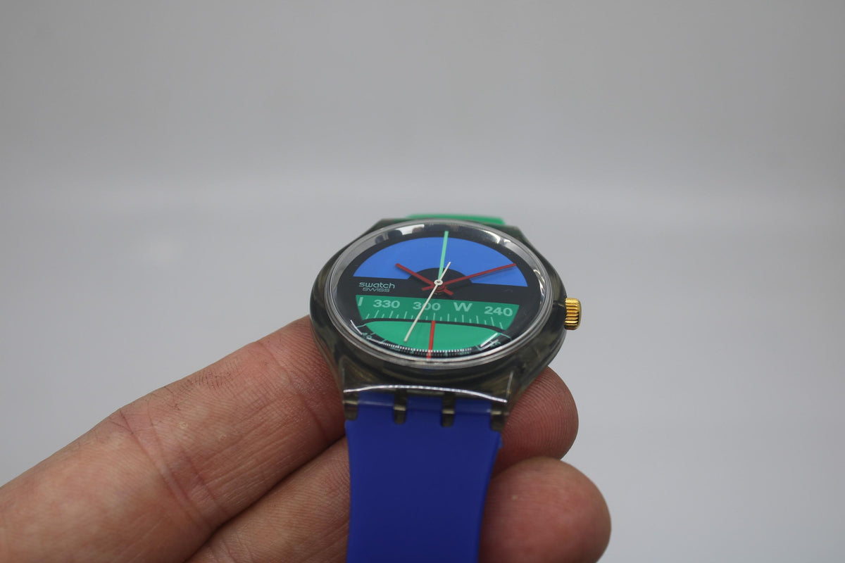 Nautilus Automatic Swatch Conversion, 1986, GK102, NEW strap and NEW case, working