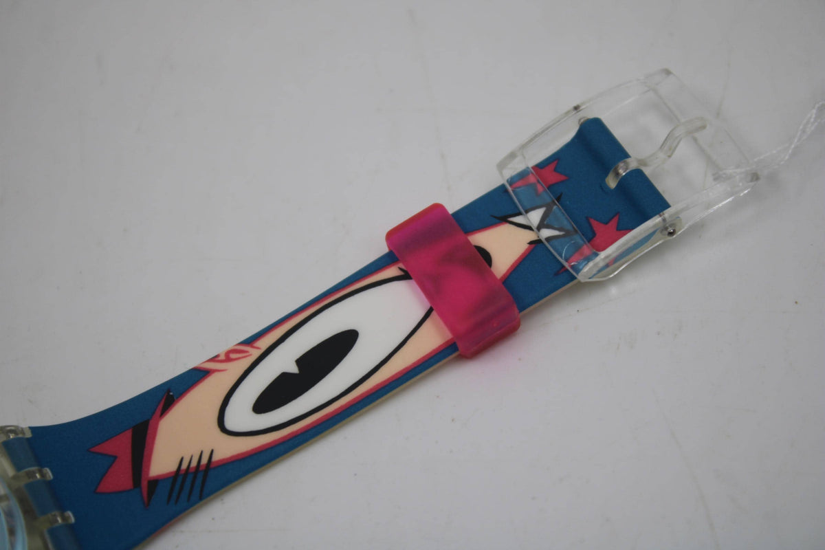 1991 Vintage Gents Swatch, Gulp!!! GK139, NEW OLD STOCK, Never Worn, working, with original strap