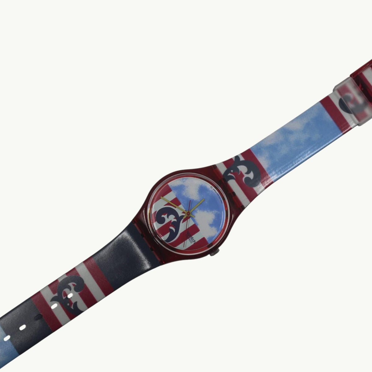 Vintage 34mm Gents Swatch, GR109, 1991, The Boss, new old stock, never worn, working
