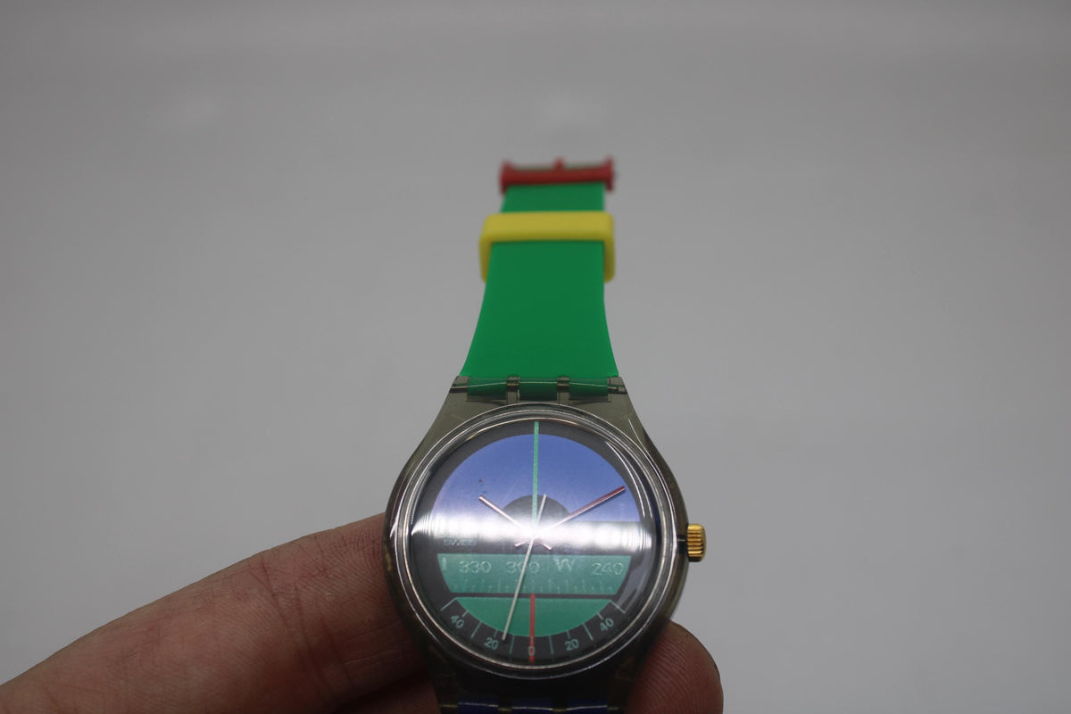 Nautilus Automatic Swatch Conversion, 1986, GK102, NEW strap and NEW case, working