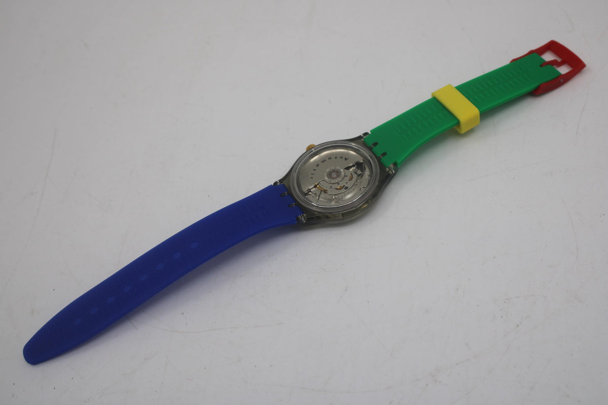 Nautilus Automatic Swatch Conversion, 1986, GK102, NEW strap and NEW case, working