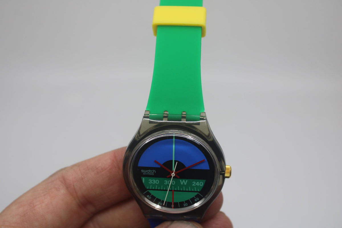 Nautilus Automatic Swatch Conversion, 1986, GK102, NEW strap and NEW case, working