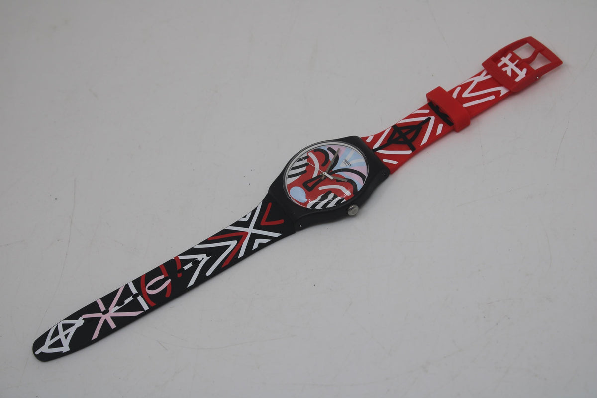 New Gents Swatch, Mask Parade, SUOB127, NEW OLD STOCK, Never Worn, working