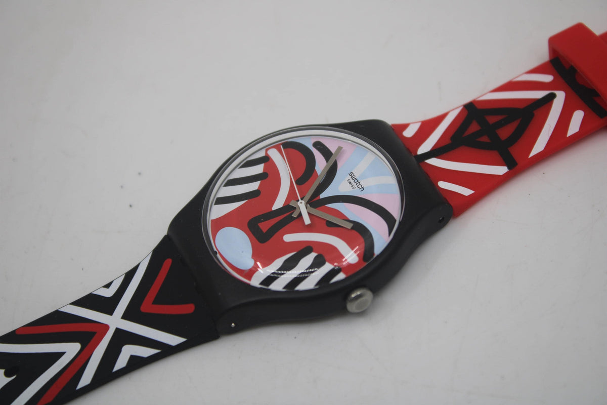 New Gents Swatch, Mask Parade, SUOB127, NEW OLD STOCK, Never Worn, working