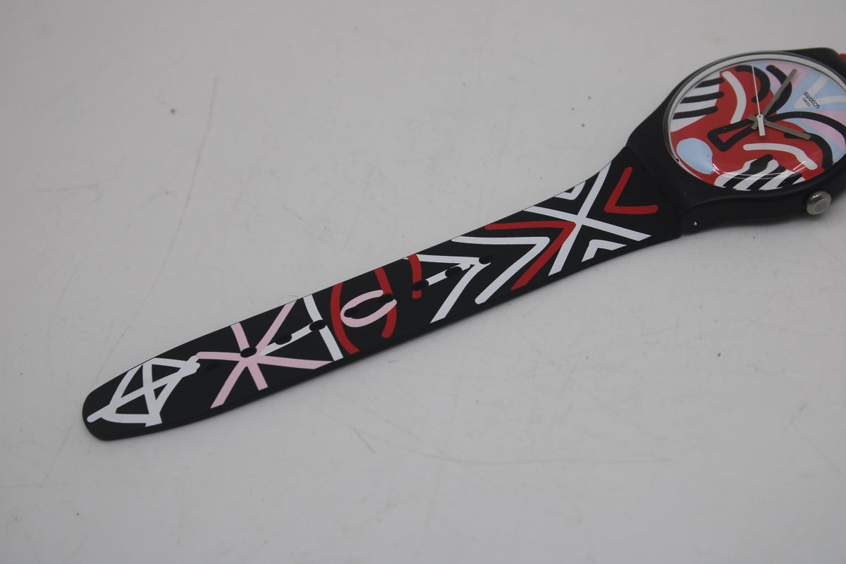 New Gents Swatch, Mask Parade, SUOB127, NEW OLD STOCK, Never Worn, working