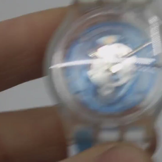 Vintage Swatch Jelly 'Swatch Blue' SUJK104C, mint, unworn condition, working fine, NO box
