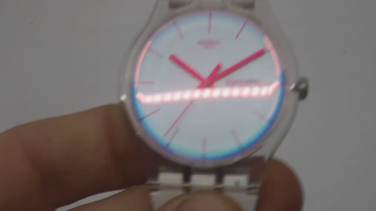 Vintage New Gents Swatch 'Polawhite'  SO29K704, in Near Mint Condition, working fine with the original strap