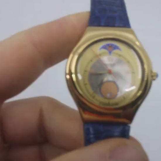 Swatch Irony, 'Handsome Prince' YGG400, Original Strap, Working, good used condition