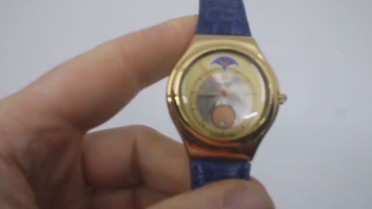 Swatch Irony, 'Handsome Prince' YGG400, Original Strap, Working, good used condition