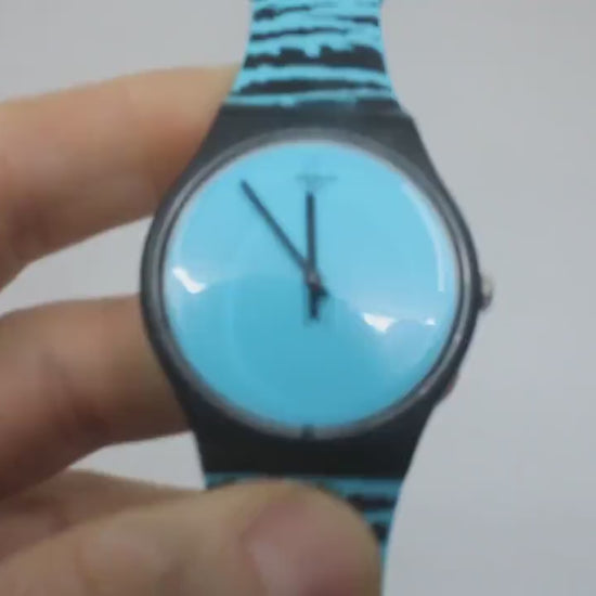 Vintage New Gents 41mm Swatch, Wonder Tube, SUOZ143, in MINT condition, working