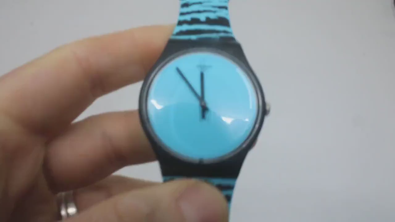 Vintage New Gents 41mm Swatch, Wonder Tube, SUOZ143, in MINT condition, working