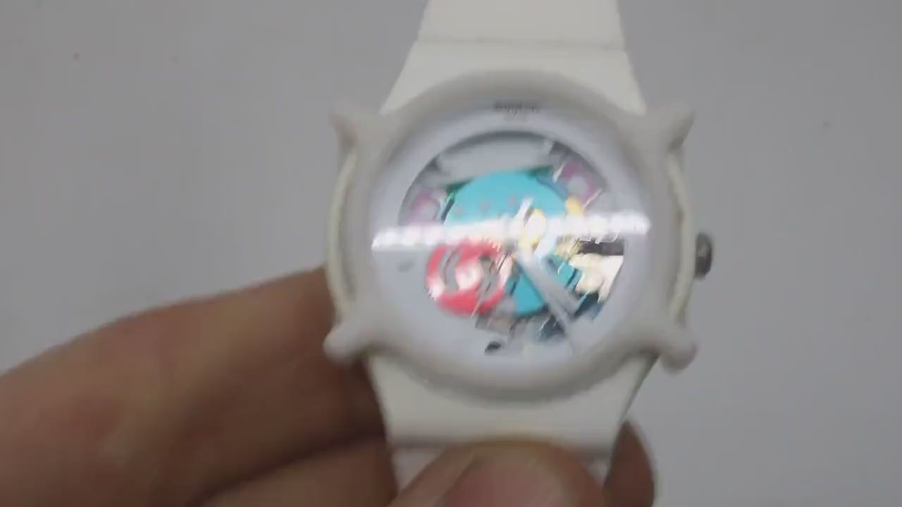 Swatch Watch 41mm New Gent 'White Lacquered' SUOW100, Original strap, Working 100% Nice, Used Condition, Guard is included