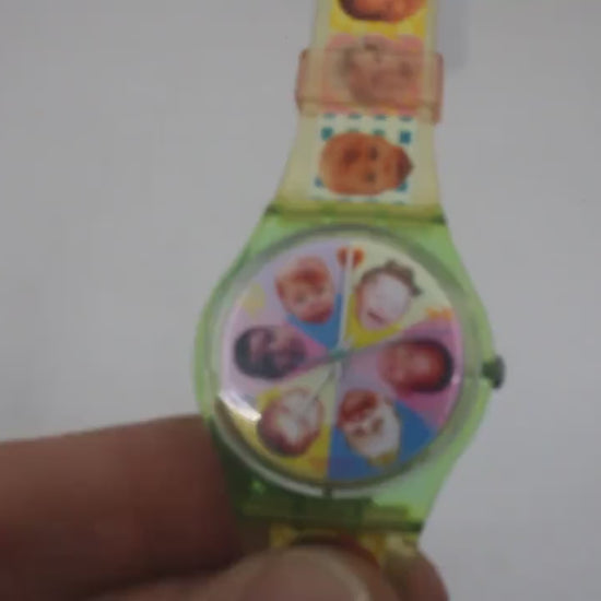 Vintage Gents Swatch 'Sweet Baby'  GL107, Nice, Used Condition, working, with the original strap
