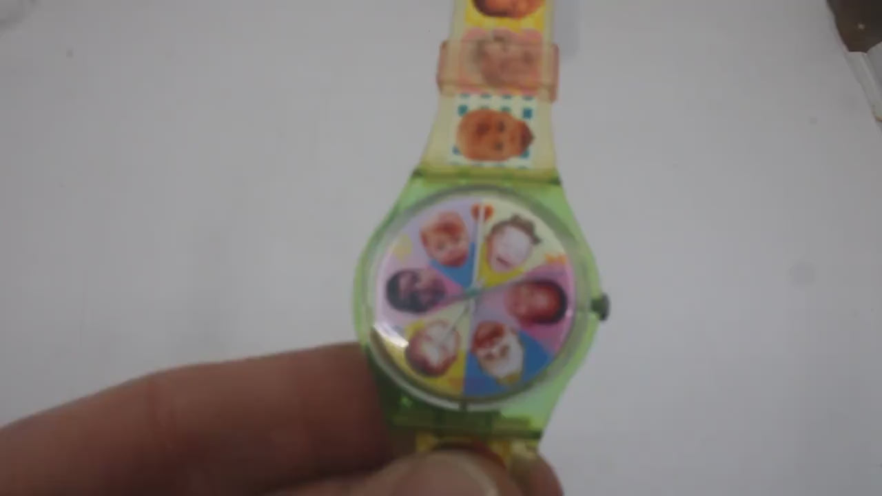 Vintage Gents Swatch 'Sweet Baby'  GL107, Nice, Used Condition, working, with the original strap