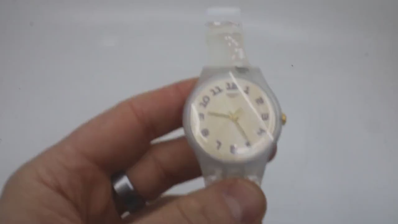 Swatch New Gent 41mm Shareholder Special BI ÜS SUOZ314, never worn, new old stock, never sold in stores