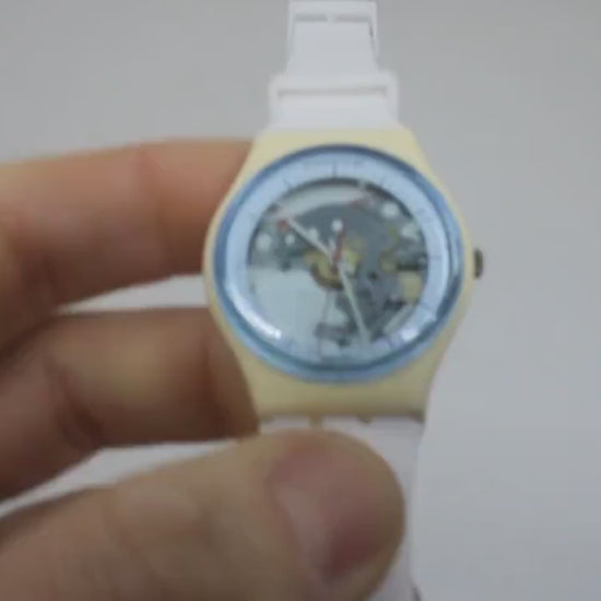 Swatch 34mm Gents, White Knight, GW110, nice, used condition