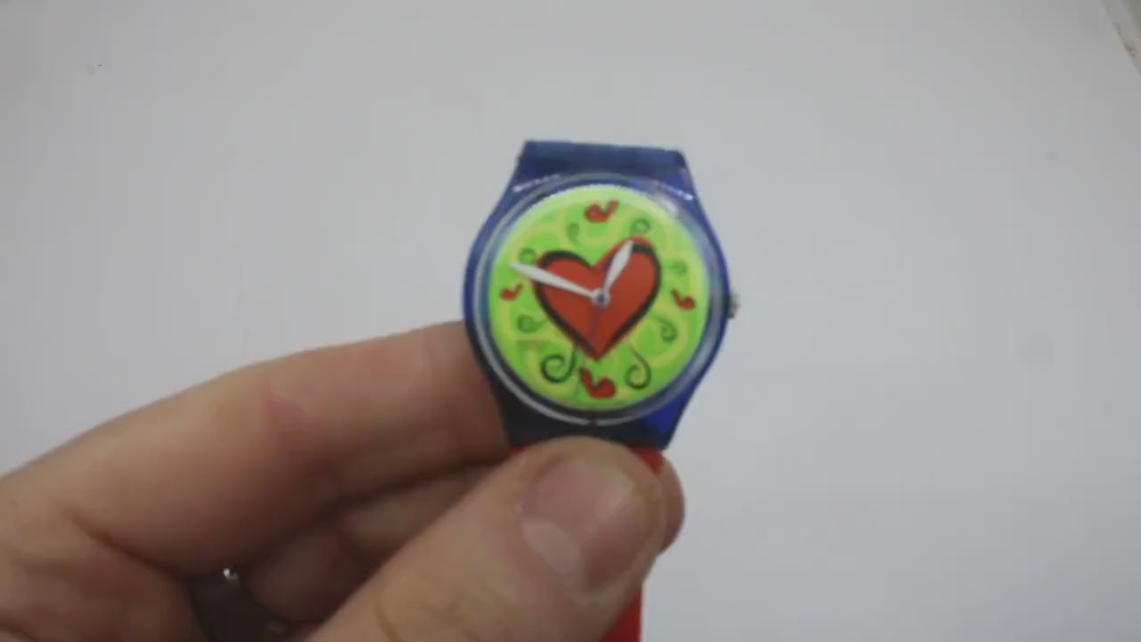 1997 Swatch Gents 'Love bite' GN176, nice used condition, working