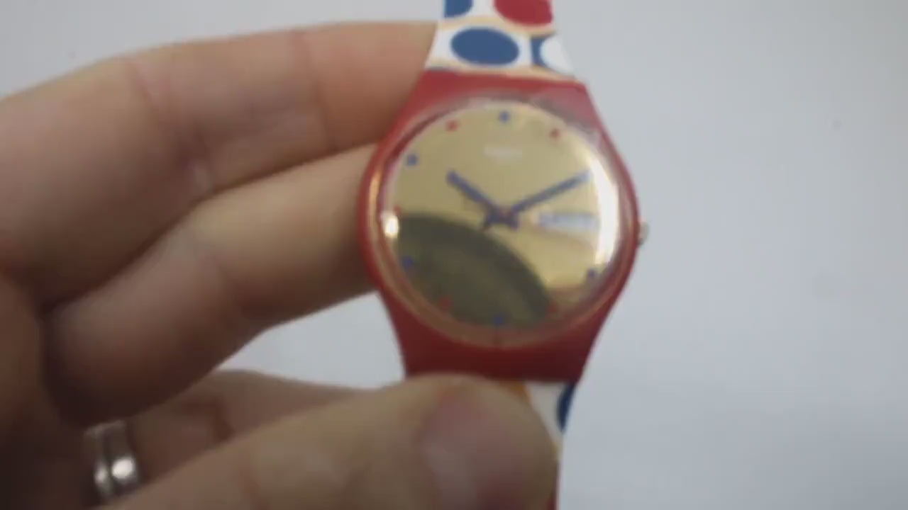 Swatch 34mm Gents, Pastillo, GR708, new and unused
