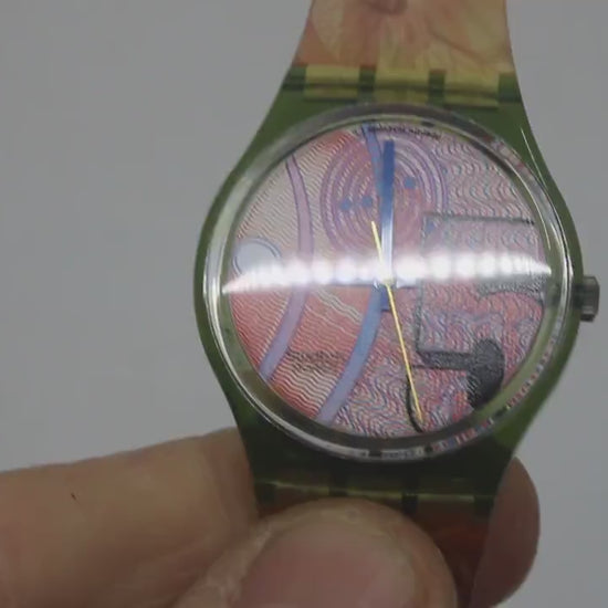 1991, Swatch, Gents, 'Franco', GG110, NEW and UNWORN, working fine, original strap